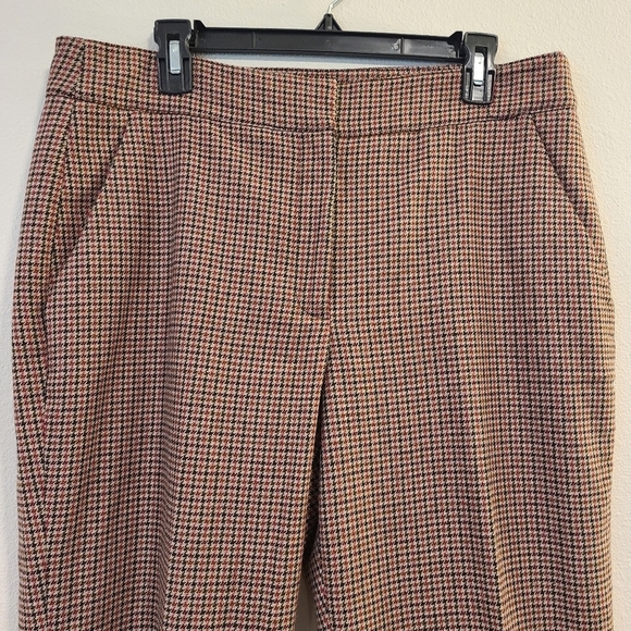 Veronica Beard Gemini Check Houndstooth Crop Pants - Picture 3 of 6
